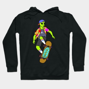 skater alien Hoodie